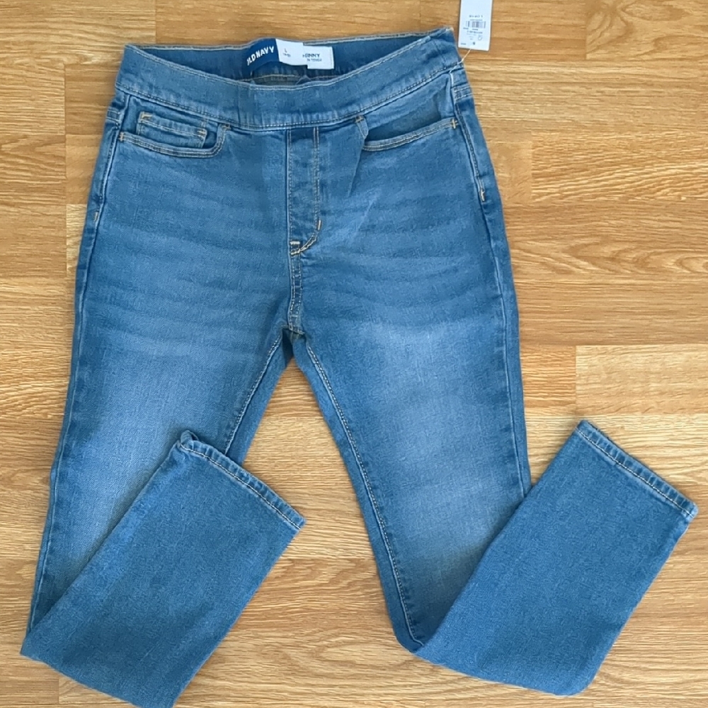 Girls Old Navy Light Blue Jeans Jeggings, Size 10-12, NEW, nwt